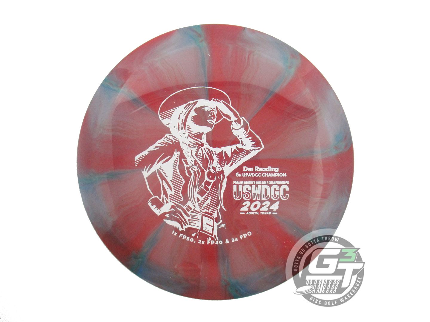 Mint Discs Limited Edition Des Reading 6X USWDGC Champion Stamp Swirly Sublime Freetail Distance Driver Golf Disc (Individually Listed)