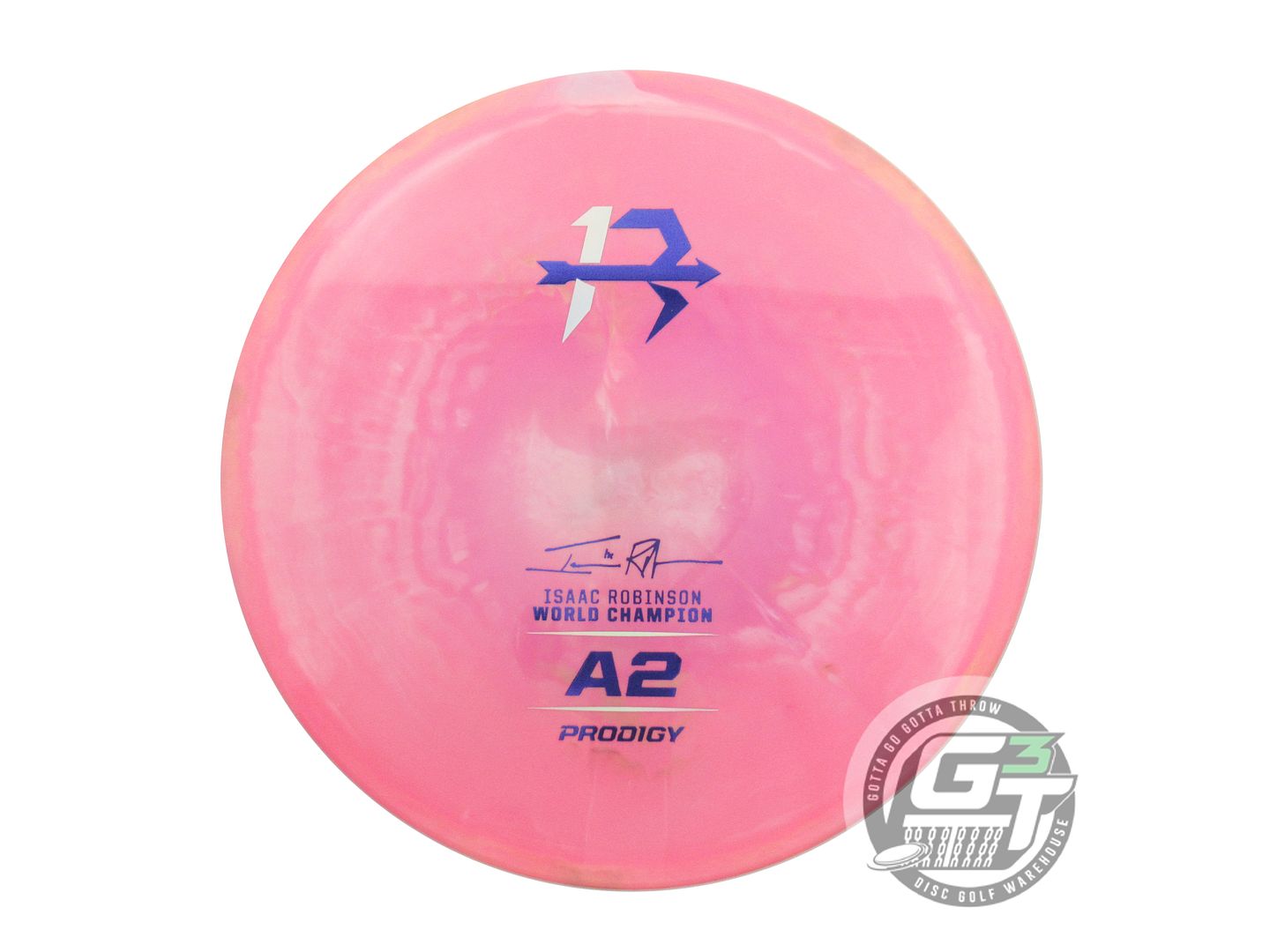 Prodigy Limited Edition Isaac Robinson 2023 PDGA World Champion Wave 2 500 Spectrum A2 Approach Midrange Golf Disc (Individually Listed)