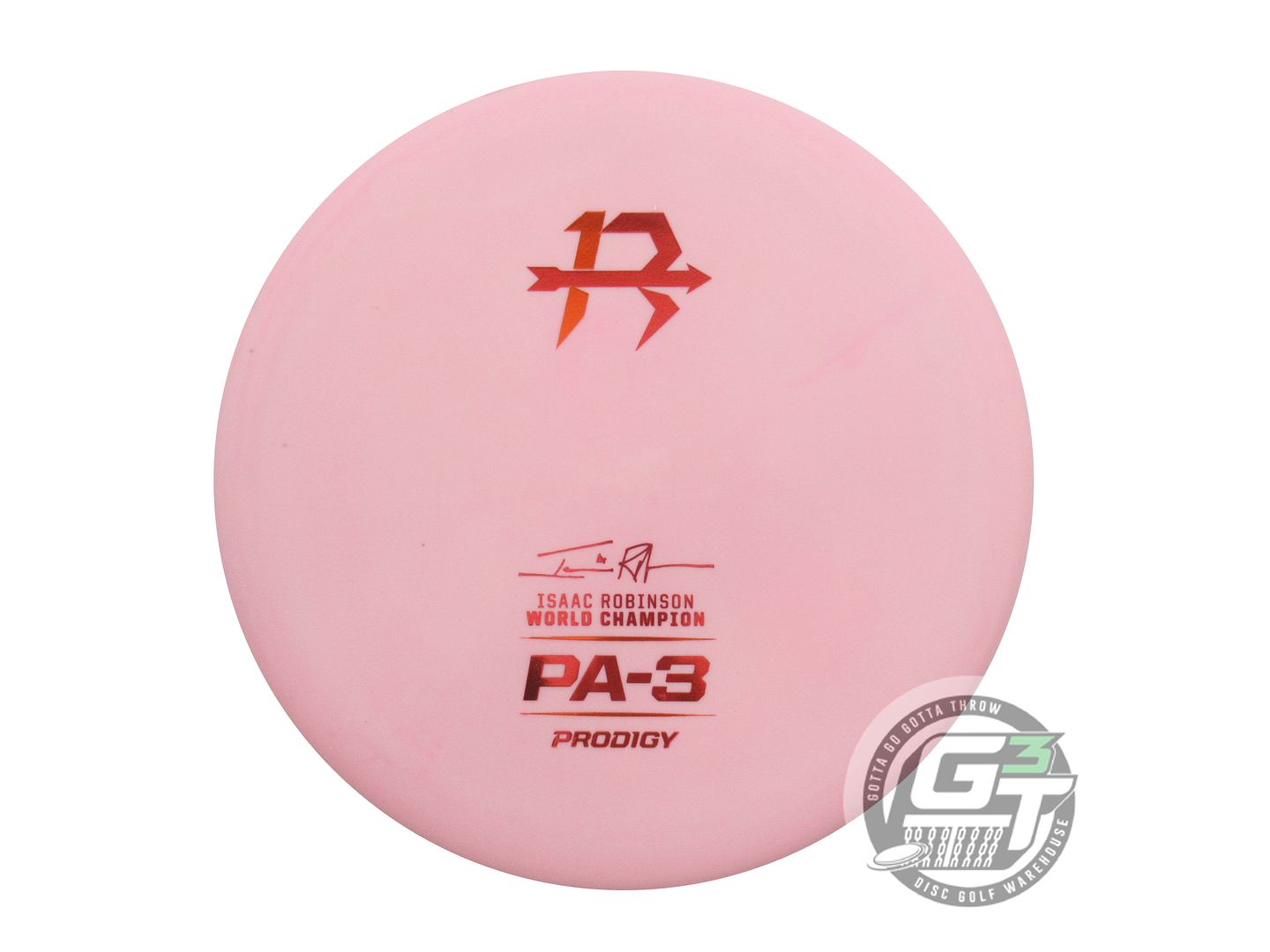 Prodigy Limited Edition Isaac Robinson 2023 PDGA World Champion Wave 2 Color Glow 300 Soft Series PA3 Putter Golf Disc (Individually Listed)