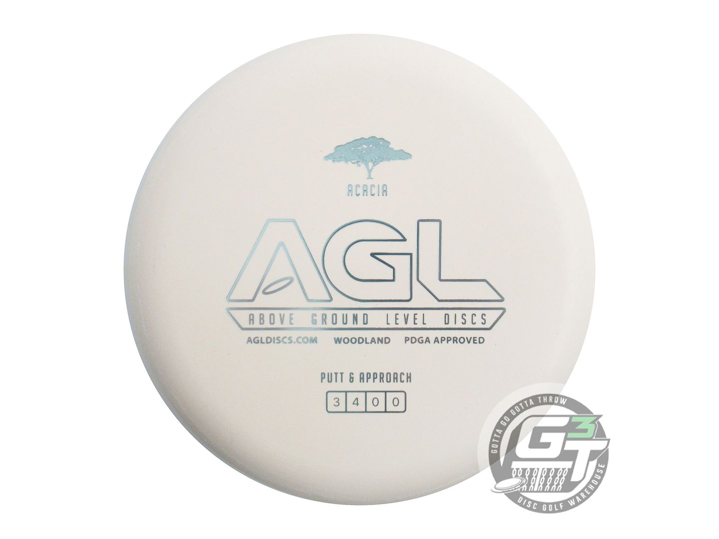 Above Ground Level Woodland Acacia Putter Golf Disc (Individually Listed)