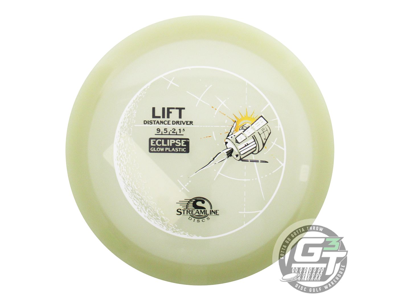 Streamline Eclipse 2.0 Glow Proton Lift Distance Driver Golf Disc (Individually Listed)