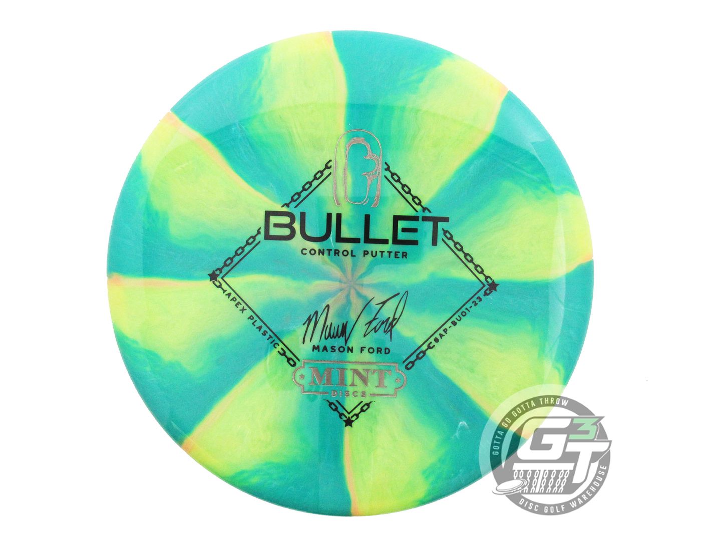 Mint Discs Mason Ford Signature Swirly Apex Bullet Putter Golf Disc (Individually Listed)