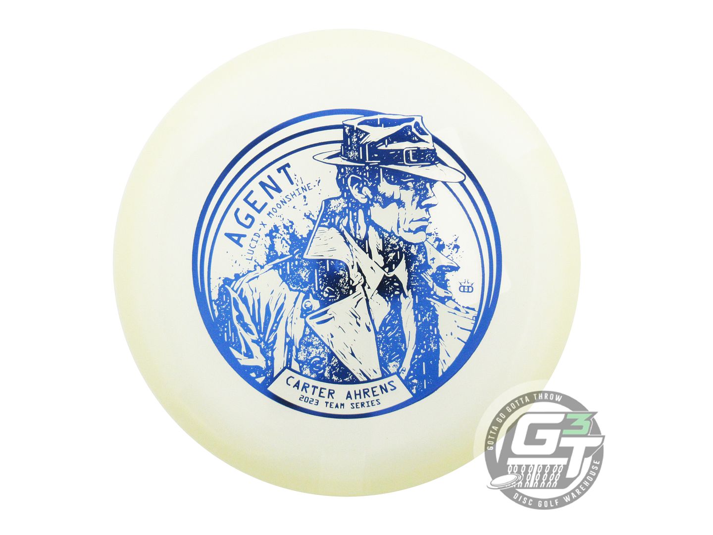 Dynamic Discs Limited Edition 2023 Team Series Carter Ahrens Moonshine Glow Lucid-X Agent Putter Golf Disc (Individually Listed)