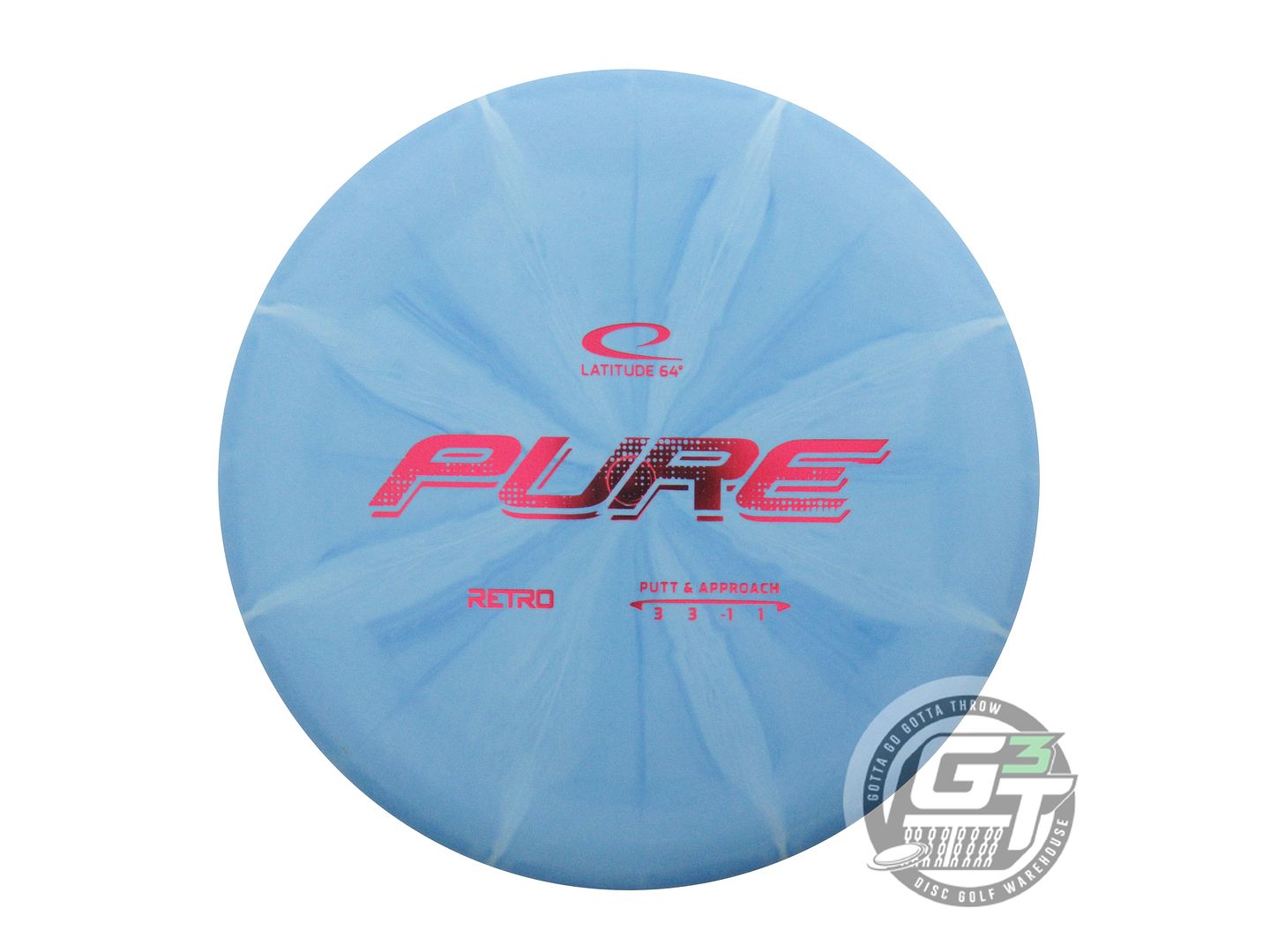 Latitude 64 Retro Burst Pure Putter Golf Disc (Individually Listed)