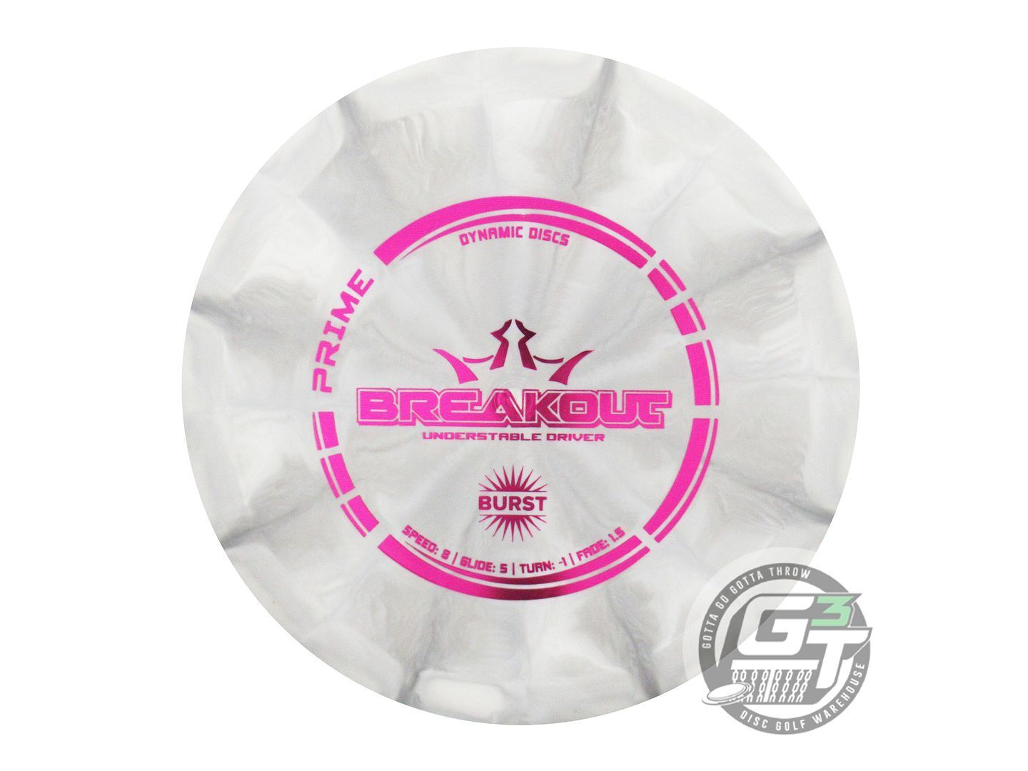 Dynamic Discs Prime Burst Breakout Fairway Driver Golf Disc (Individually Listed)