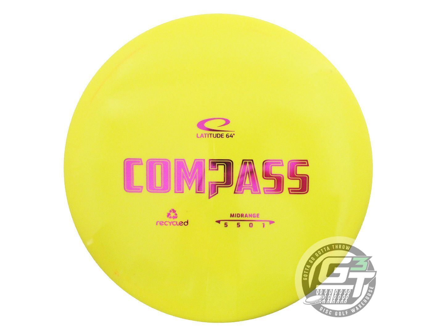Latitude 64 Recycled Gold Compass Midrange Golf Disc (Individually Listed)