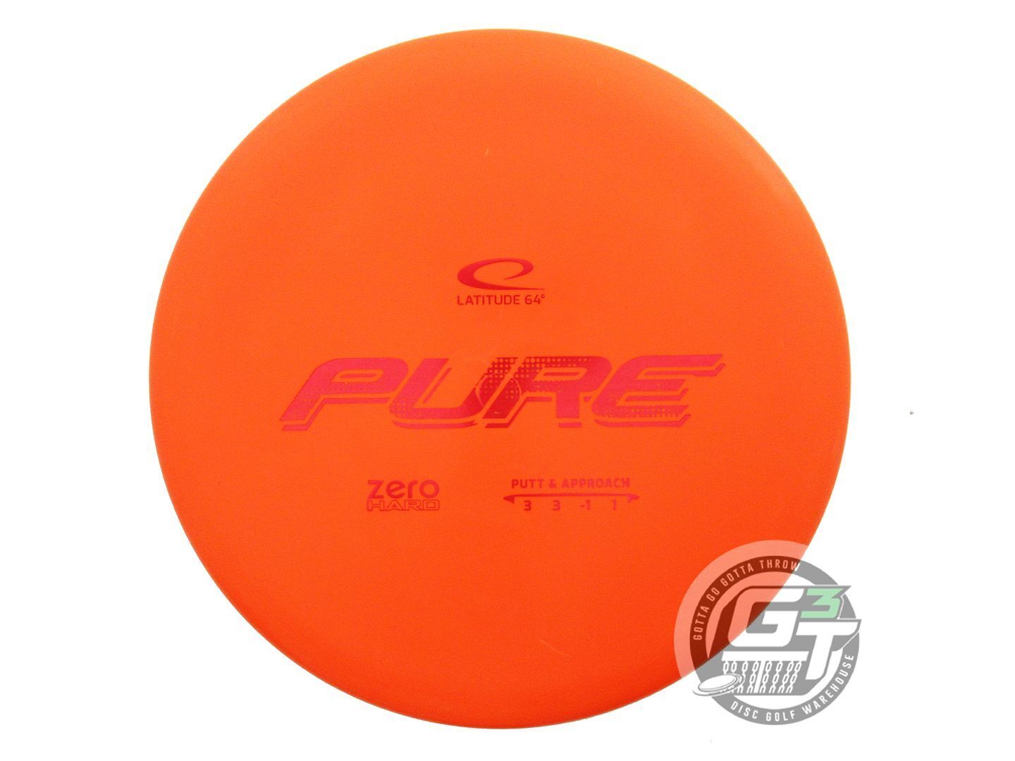 Latitude 64 Zero Line Hard Pure Putter Golf Disc (Individually Listed)