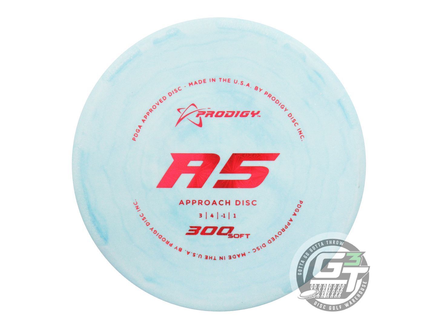 Prodigy 300 Soft Series A5 Approach Midrange Golf Disc (Individually Listed)