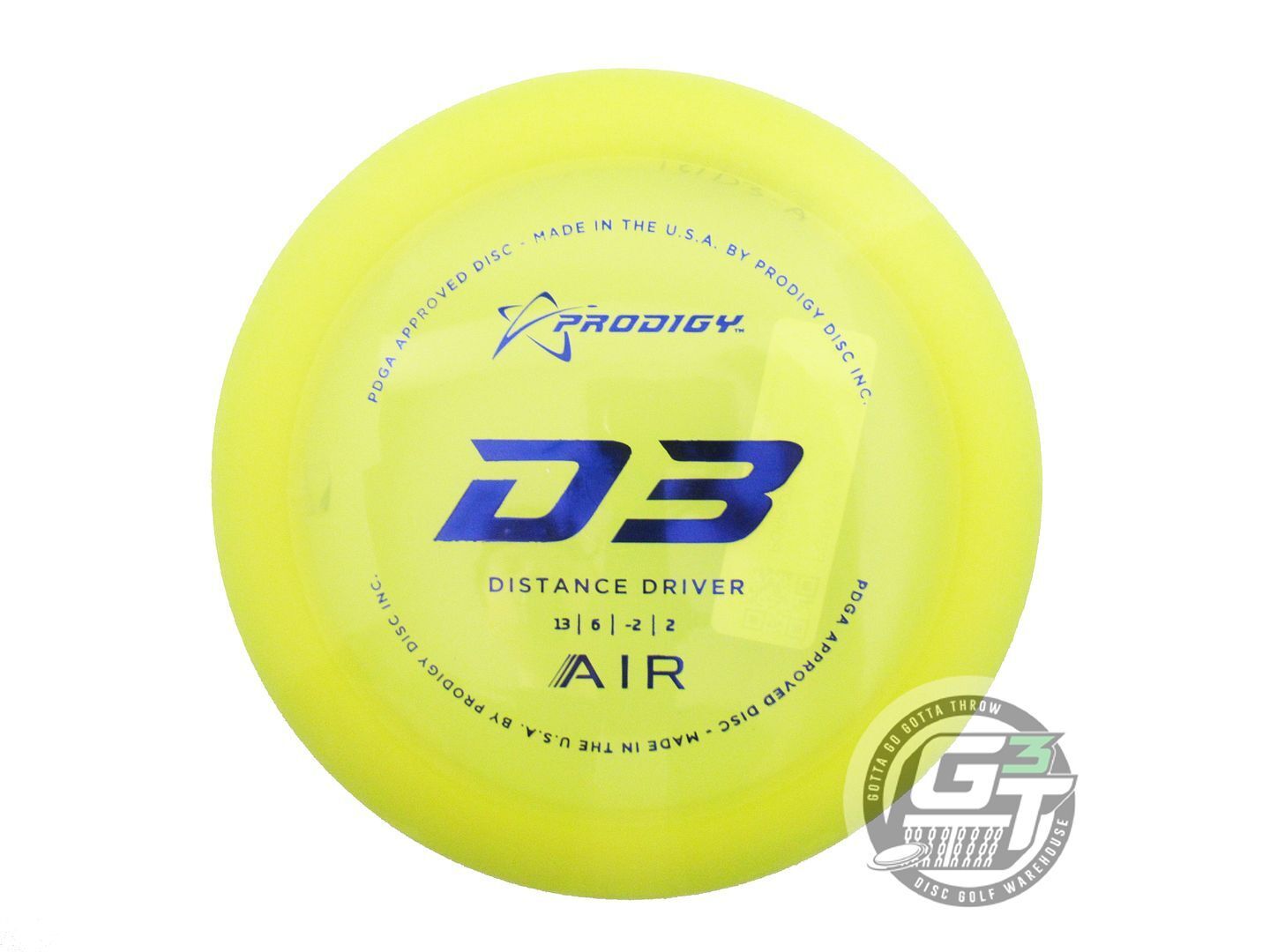Prodigy AIR Series D3 Distance Driver Golf Disc (Individually Listed)