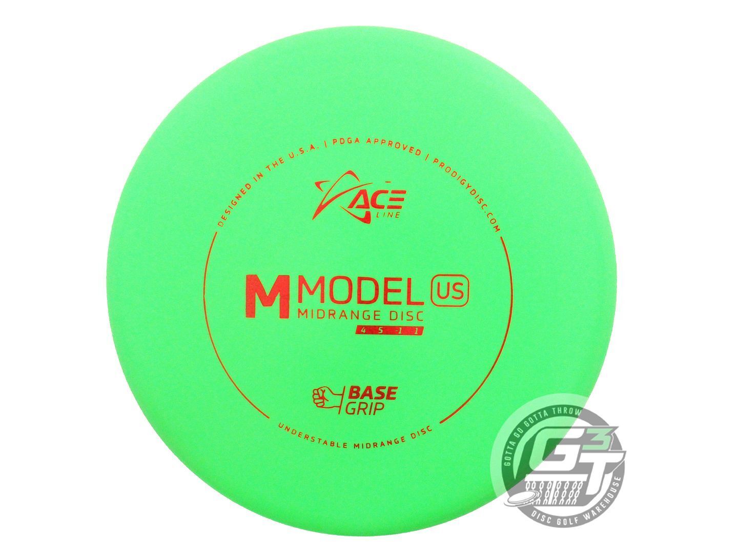 Prodigy Ace Line Base Grip M Model US Golf Disc (Individually Listed)