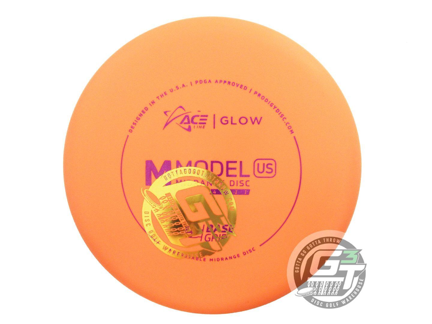 Prodigy Factory Second Ace Line Glow Base Grip M Model US Golf Disc (Individually Listed)