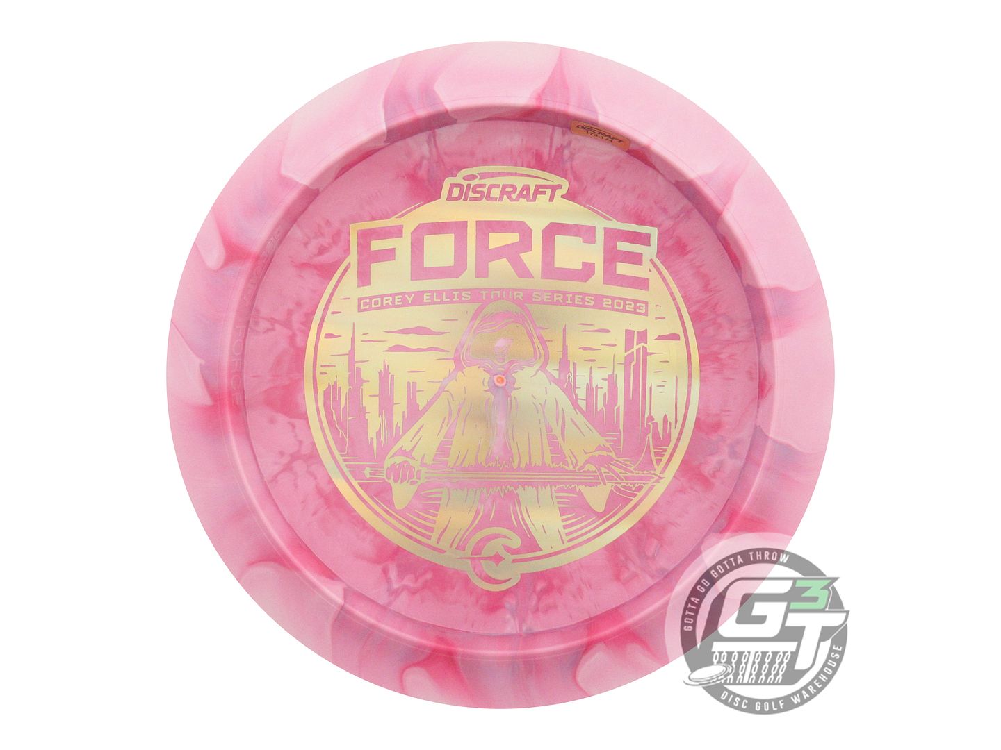 Discraft Limited Edition 2023 Tour Series Corey Ellis Understamp Swirl ESP Force Distance Driver Golf Disc (Individually Listed)