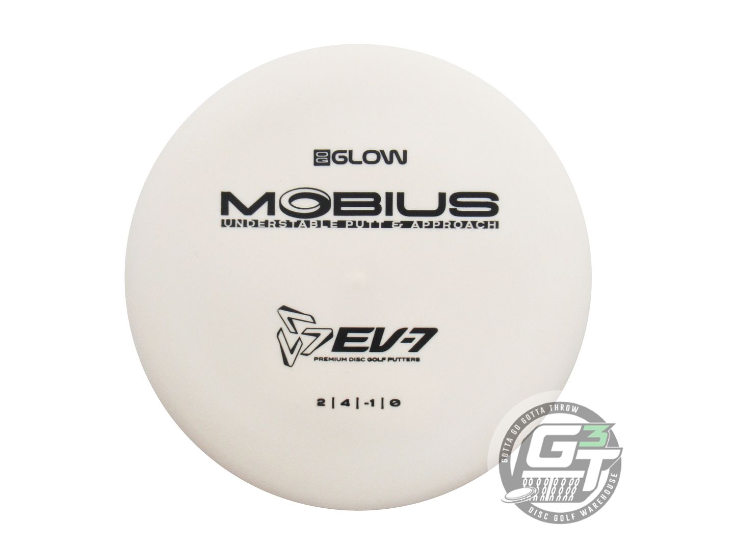 EV-7 OG Glow Mobius Putter Golf Disc (Individually Listed)