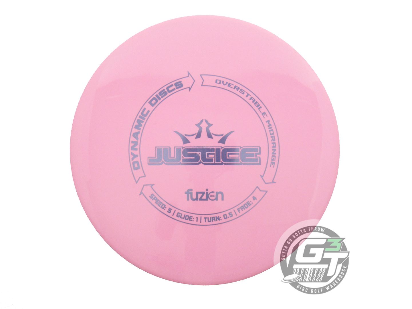 Dynamic Discs BioFuzion Justice Midrange Golf Disc (Individually Listed)