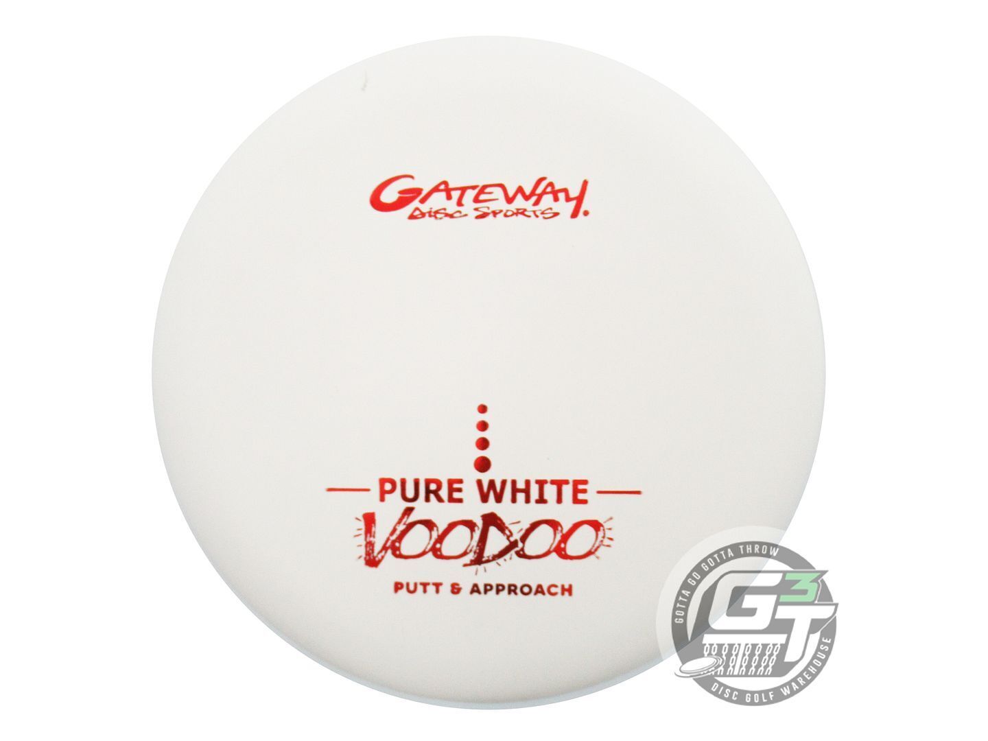Gateway Pure White Voodoo Putter Golf Disc (Individually Listed)