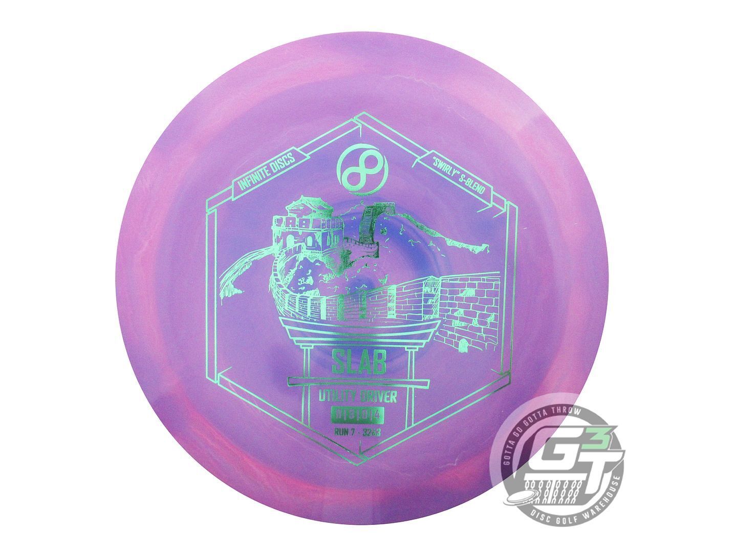 Infinite Discs Swirly S-Blend Slab Distance Driver Golf Disc (Individually Listed)