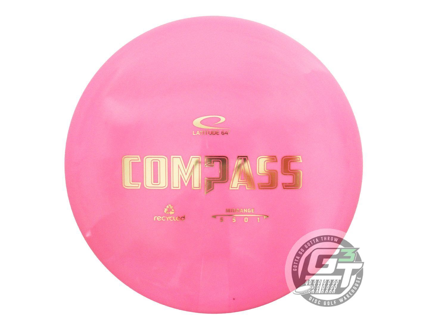 Latitude 64 Recycled Gold Compass Midrange Golf Disc (Individually Listed)