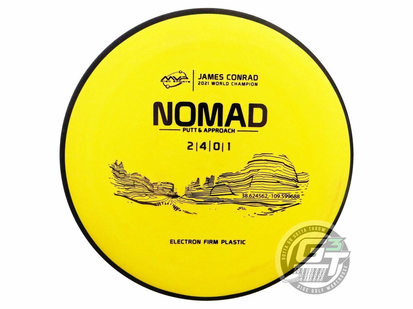 MVP Electron Firm Nomad [James Conrad 1X] Putter Golf Disc (Individually Listed)