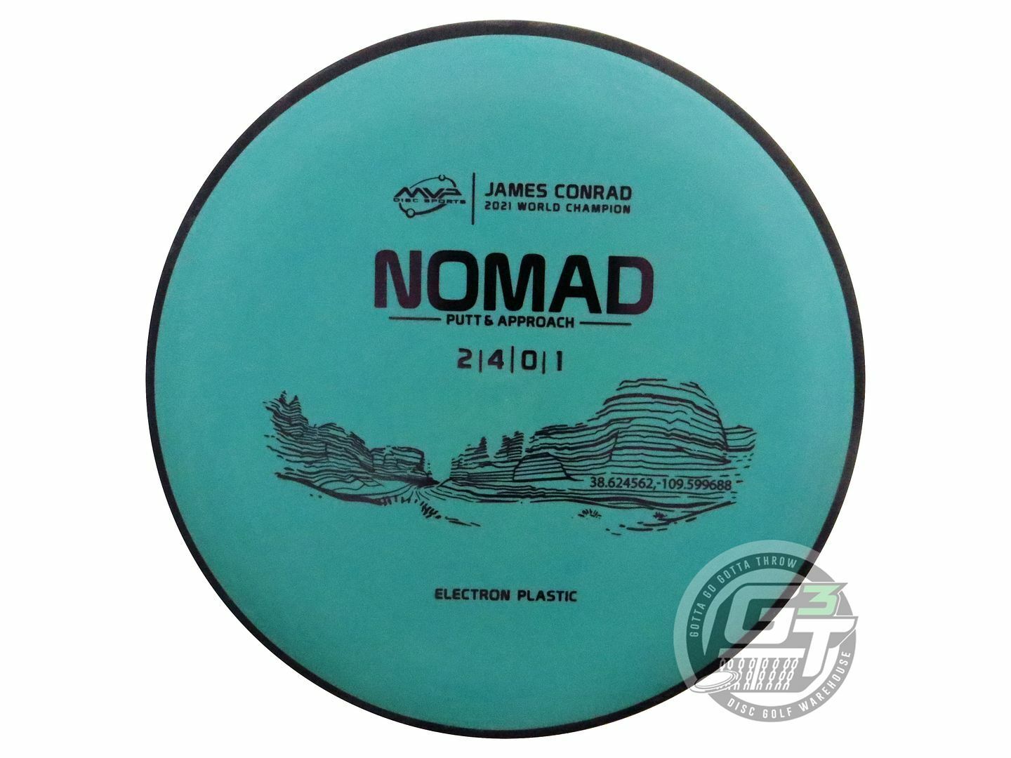 MVP Electron Nomad [James Conrad 1X] Putter Golf Disc (Individually Listed)