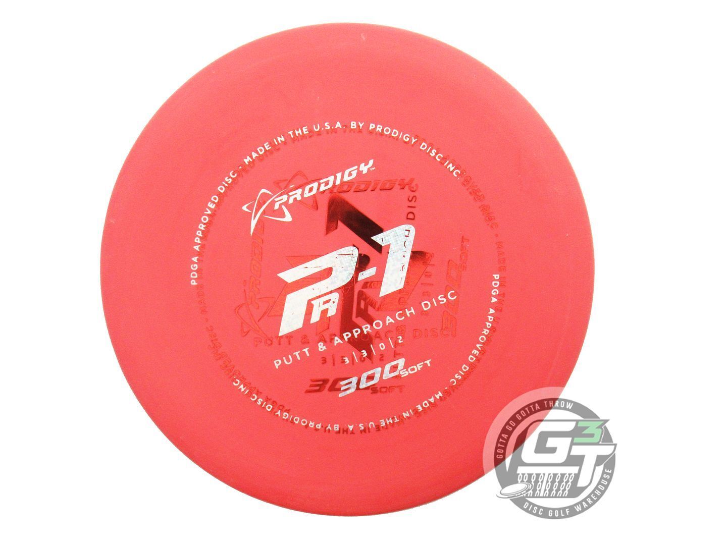 Prodigy Factory Second 300 Soft Series PA1 Putter Golf Disc (Individually Listed)