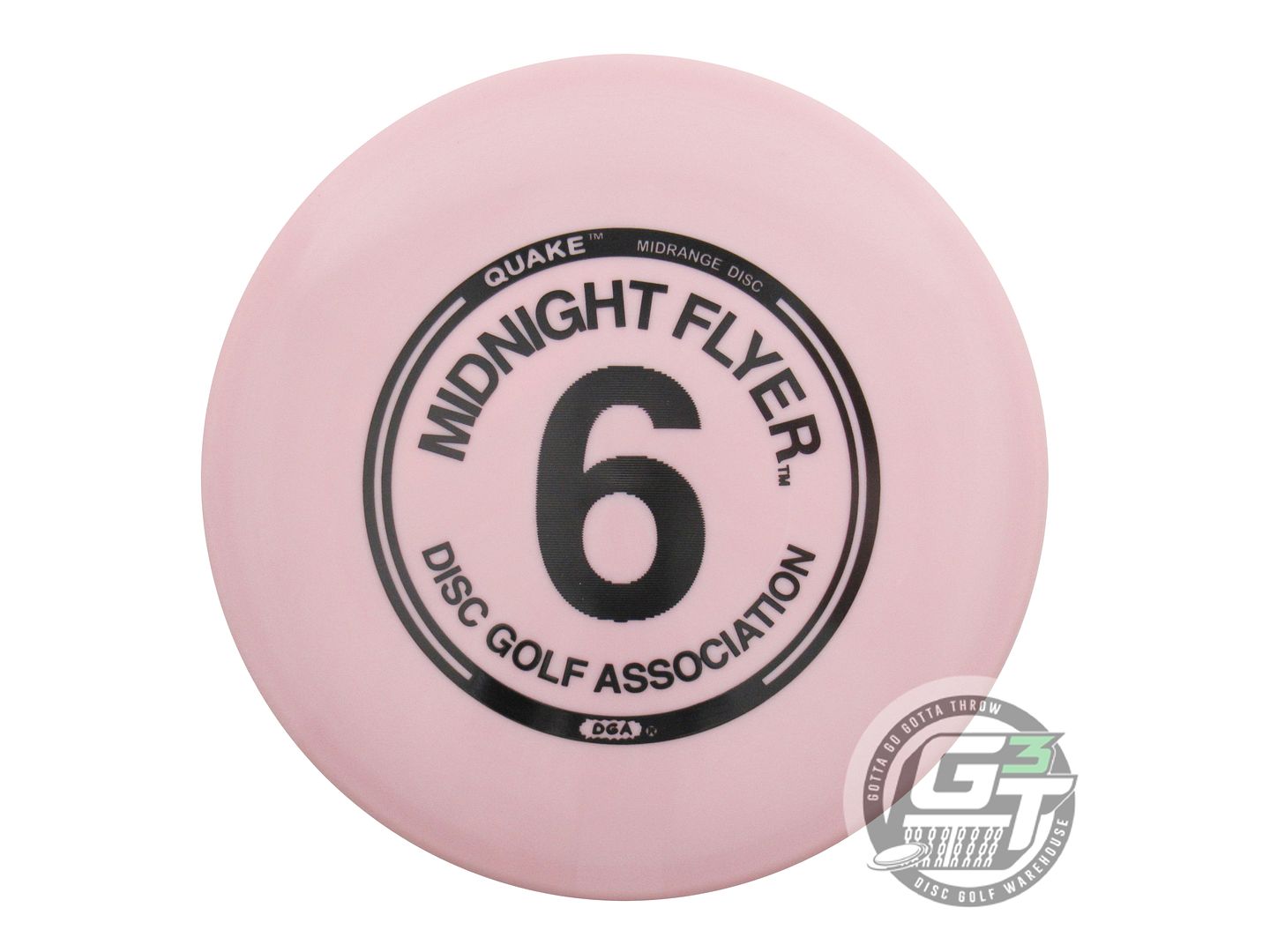 DGA Limited Edition Midnight Flyer #6 Glow Proline Blend Quake Midrange Golf Disc (Individually Listed)