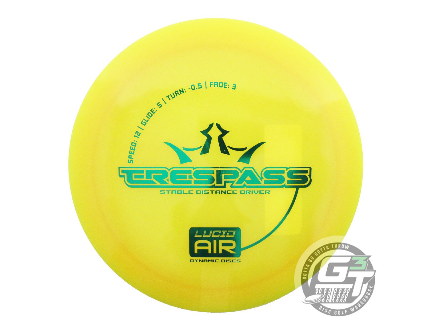 Dynamic Discs Lucid AIR Trespass Distance Driver Golf Disc (Individually Listed)
