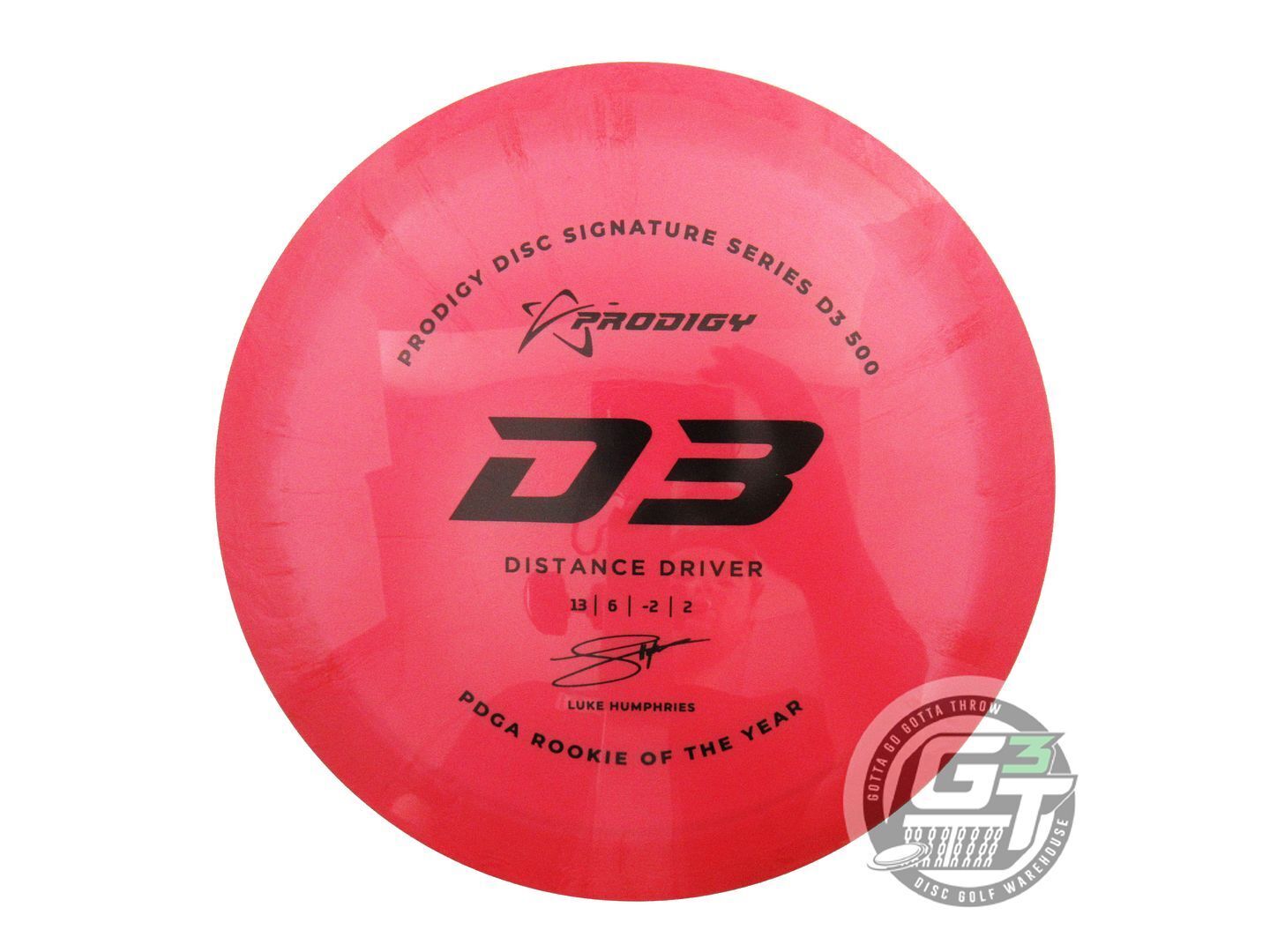 Prodigy Limited Edition 2022 Signature Series Luke Humphries 500 Series D3 Distance Driver Golf Disc (Individually Listed)