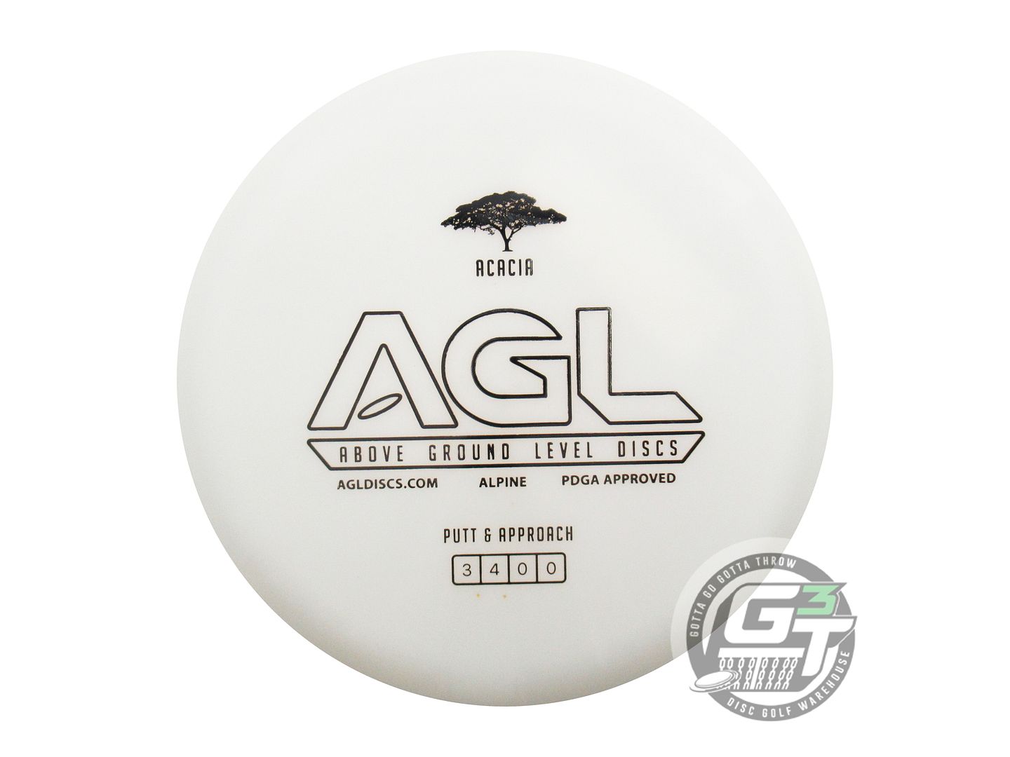 Above Ground Level Alpine Acacia Putter Golf Disc (Individually Listed)