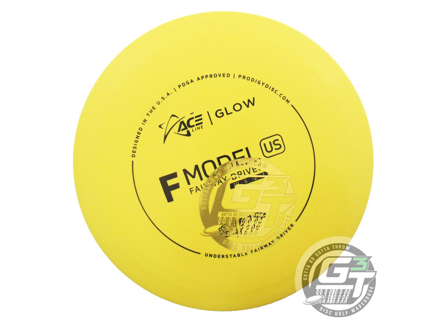 Prodigy Factory Second Ace Line Glow Base Grip F Model US Fairway Driver Golf Disc (Individually Listed)