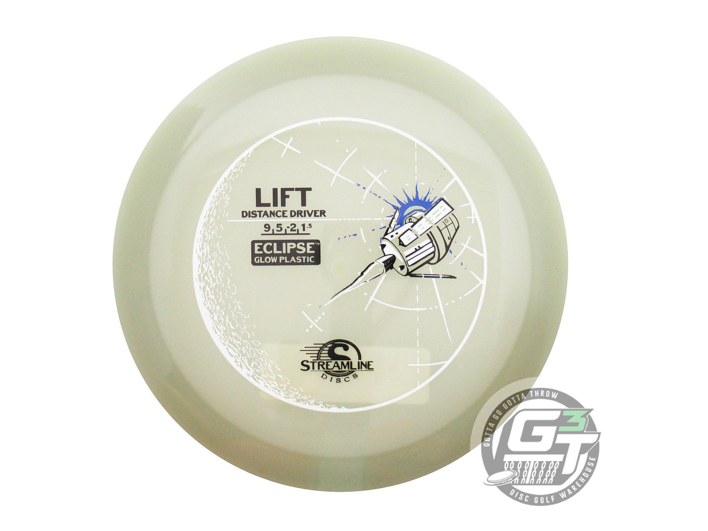 Streamline Eclipse 2.0 Glow Proton Lift Distance Driver Golf Disc (Individually Listed)