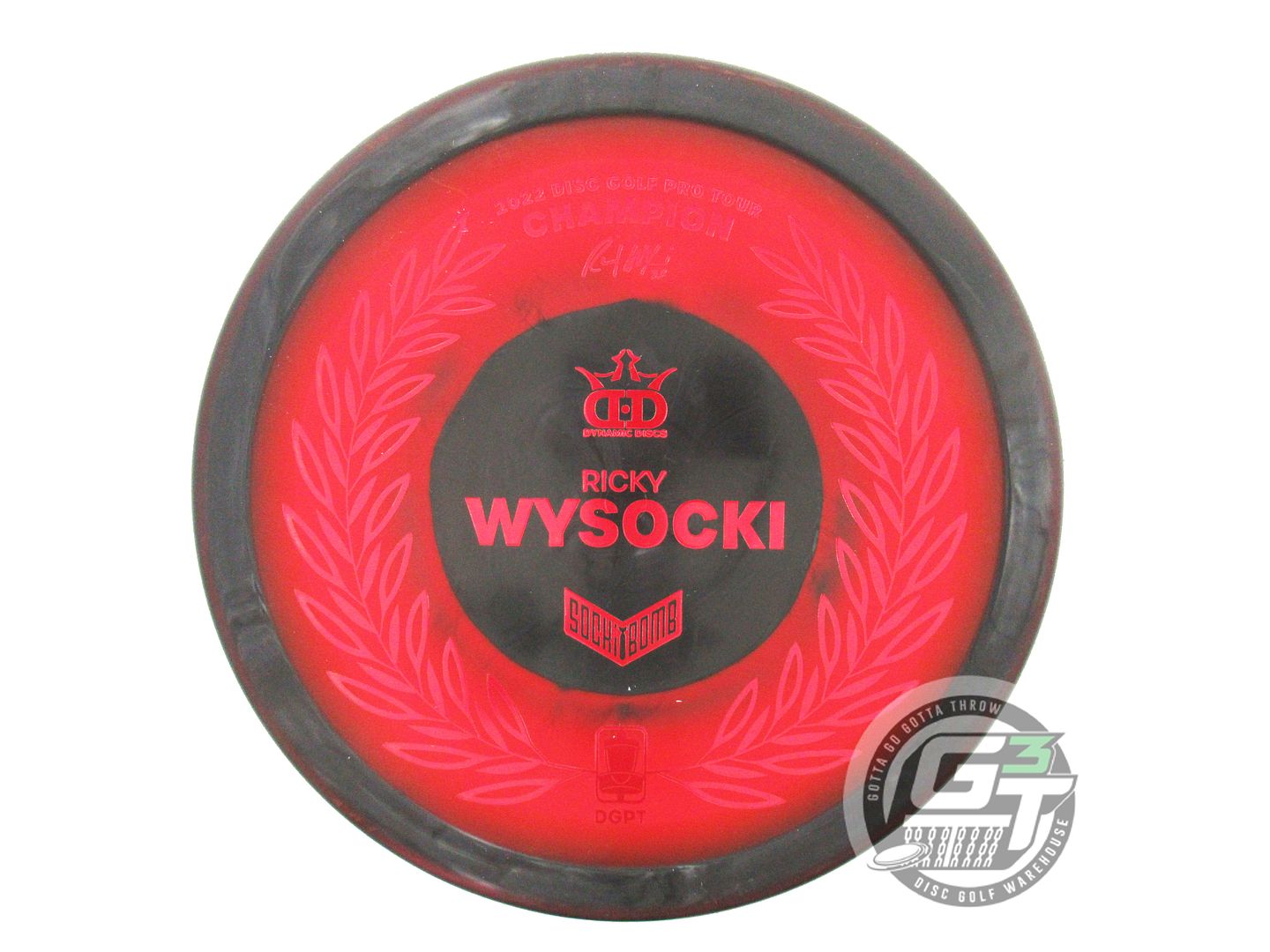 Dynamic Discs Limited Edition Ricky Wysocki 2022 DGPT Champion Classic Supreme Raptor Eye Sockibomb Slammer Putter Golf Disc (Individually Listed)