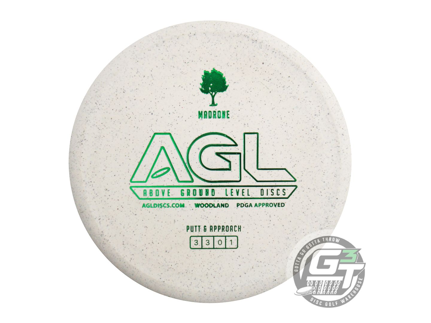 Above Ground Level Hemp Woodland Madrone Putter Golf Disc (Individually Listed)