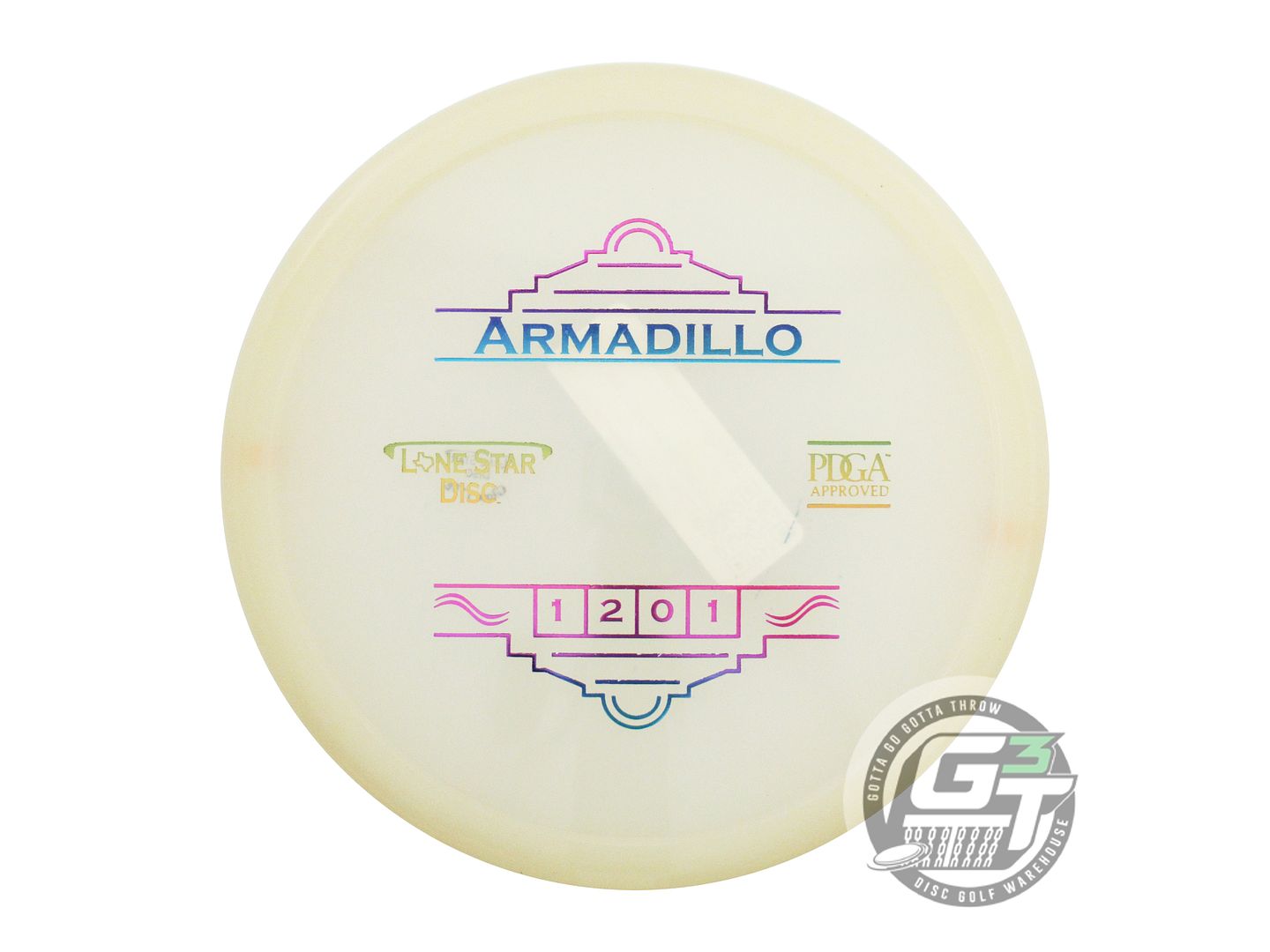 Lone Star Glow Armadillo Putter Golf Disc (Individually Listed)
