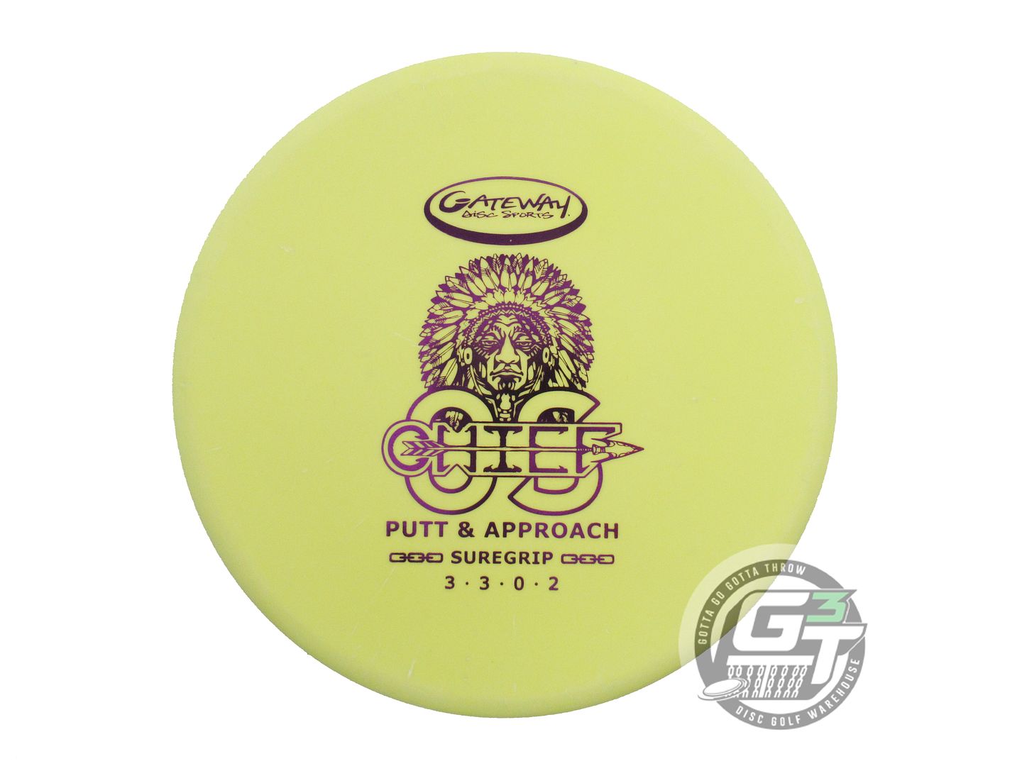 Gateway Sure Grip Soft Chief OS Putter Golf Disc (Individually Listed)