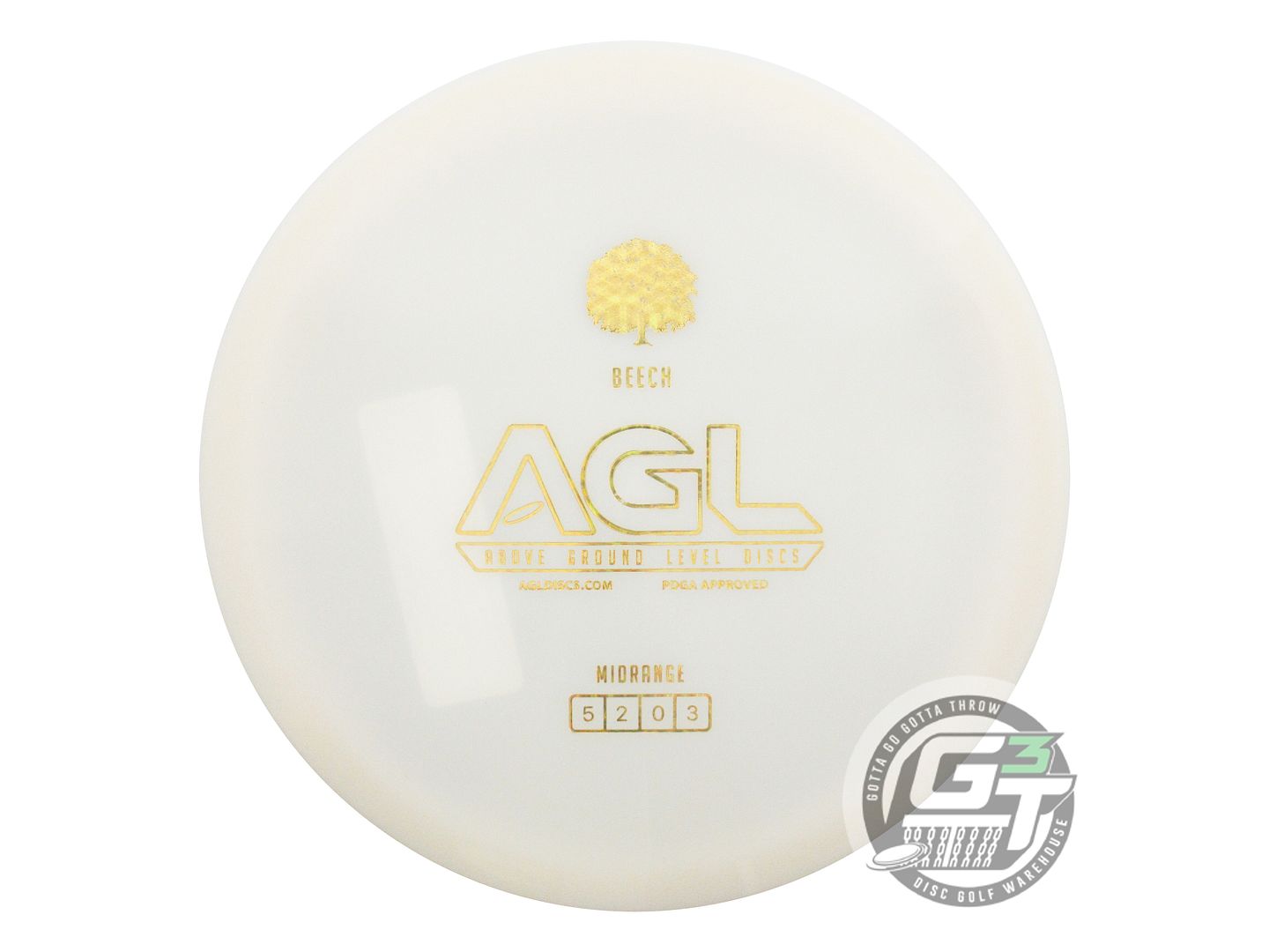 Above Ground Level Alpine Boreal Beech Midrange Golf Disc (Individually Listed)