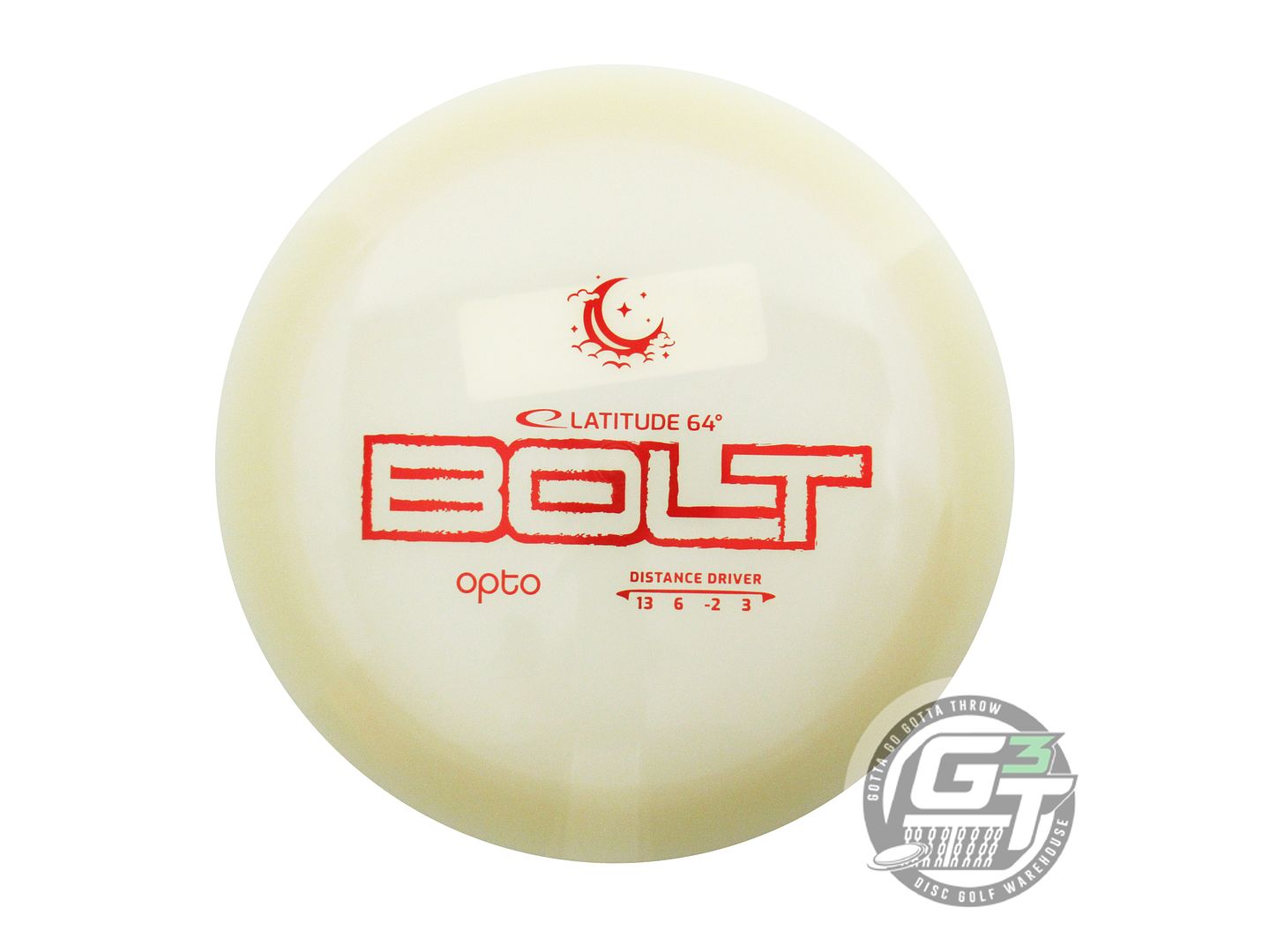 Latitude 64 Moonshine Glow Opto Bolt Distance Driver Golf Disc (Individually Listed)