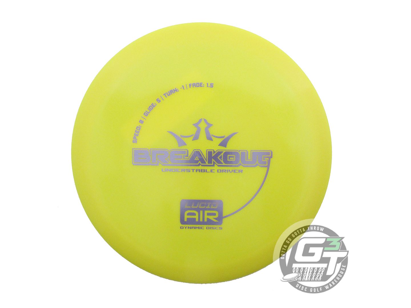 Dynamic Discs Lucid AIR Breakout Fairway Driver Golf Disc (Individually Listed)