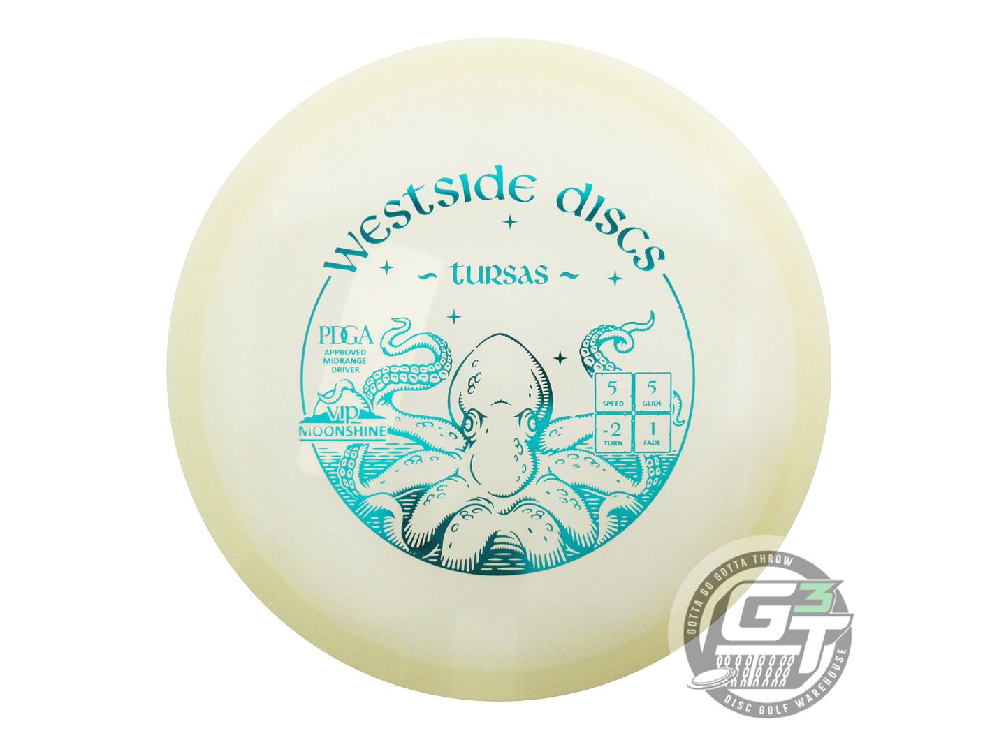 Westside Moonshine Glow VIP Tursas Midrange Golf Disc (Individually Listed)