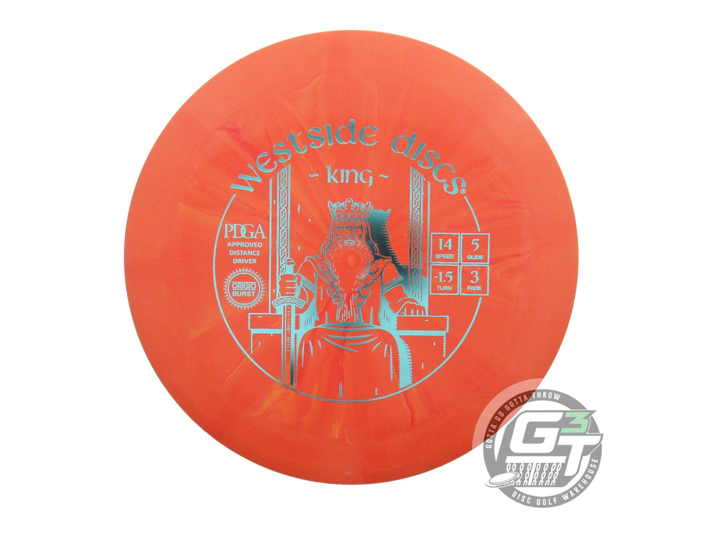 Westside Origio Burst King Distance Driver Golf Disc (Individually Listed)