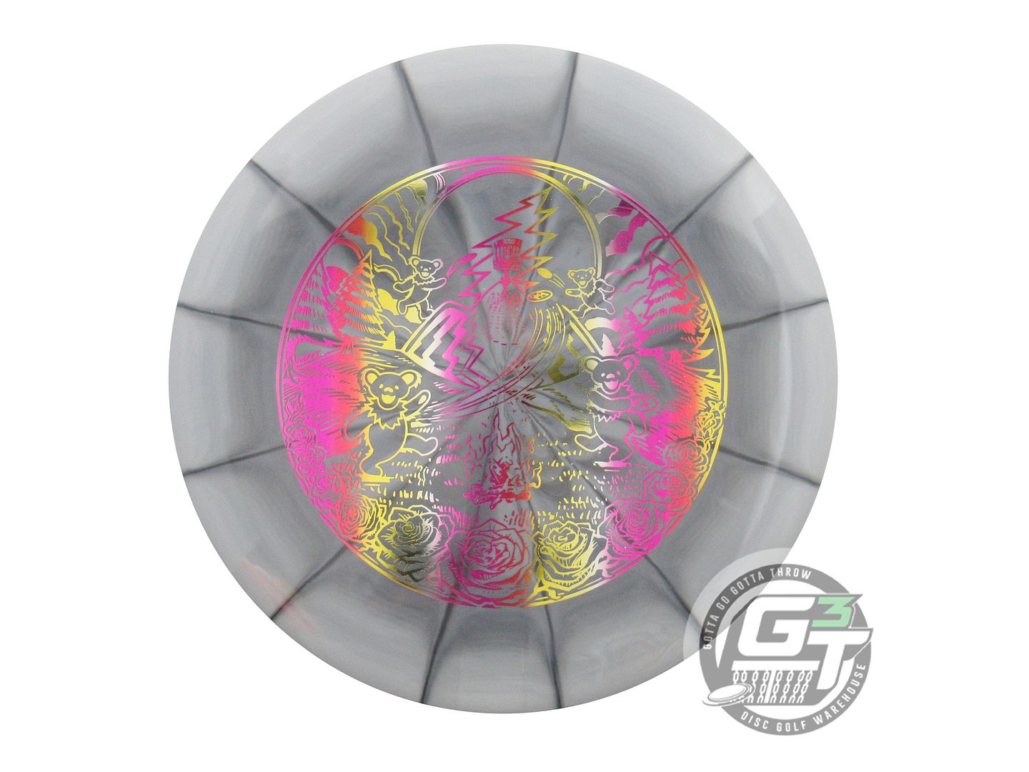 Discmania Limited Edition Grateful Dead Mountain Bears Stamp Lux Vapor Link Putter Golf Disc (Individually Listed)