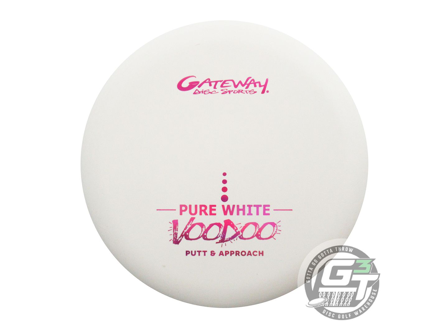 Gateway Pure White Voodoo Putter Golf Disc (Individually Listed)