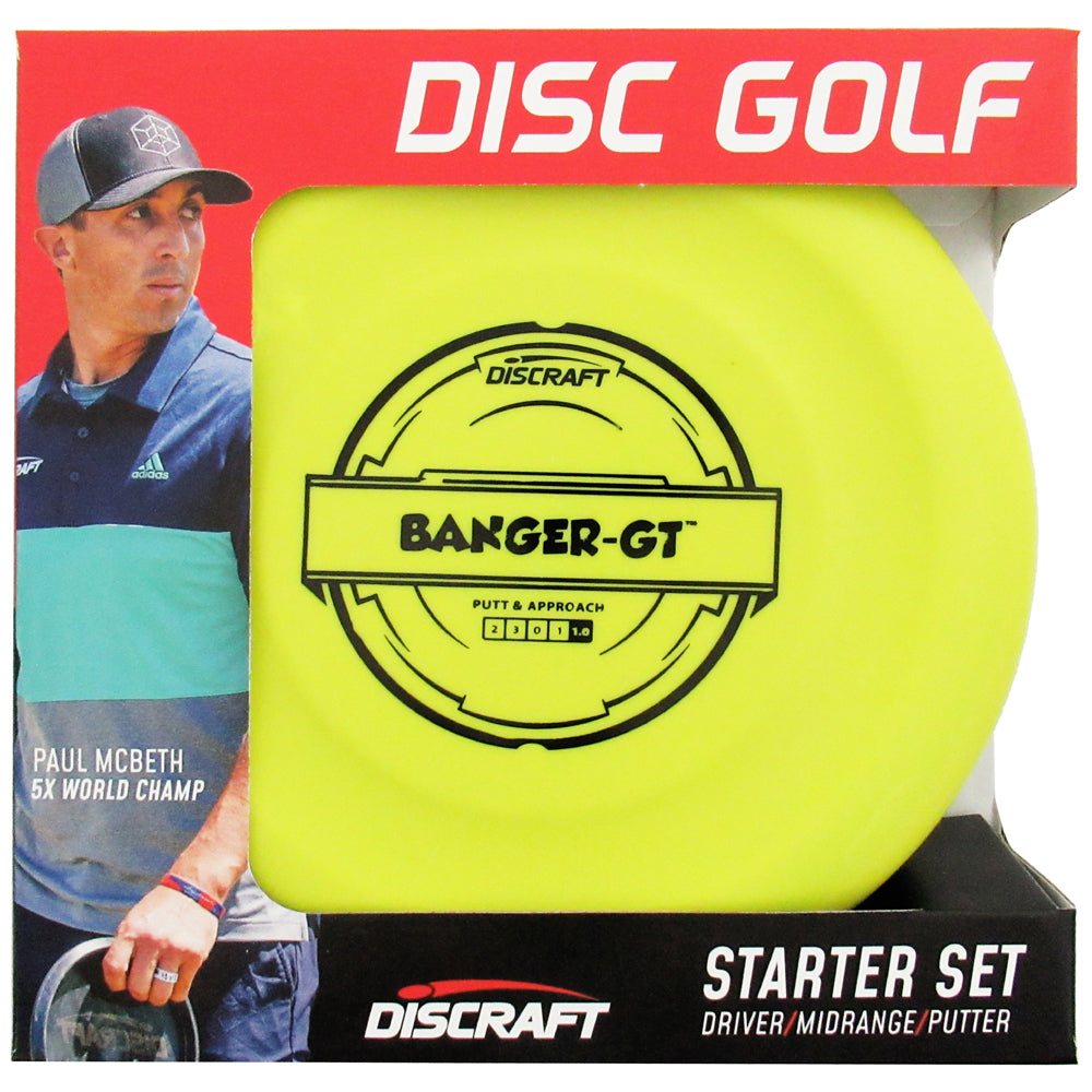 Discraft 3-Disc Beginner Disc Golf Set –