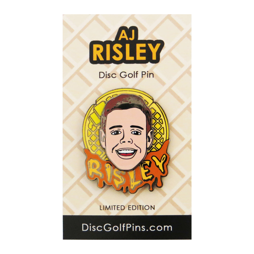 Disc Golf Pins AJ Risley Series 1 Enamel Disc Golf Pin