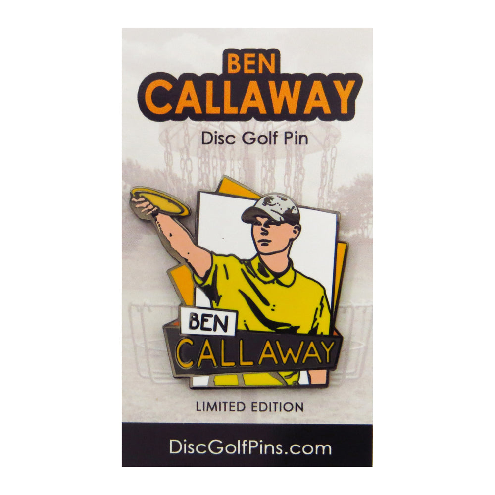 Disc Golf Pins Ben Callaway Series 1 Enamel Disc Golf Pin