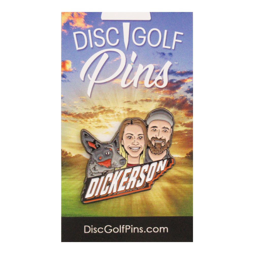 Disc Golf Pins Chris Dickerson Family Series 1 Enamel Disc Golf Pin