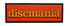 Discmania Bar Logo Velcro Disc Golf Patch