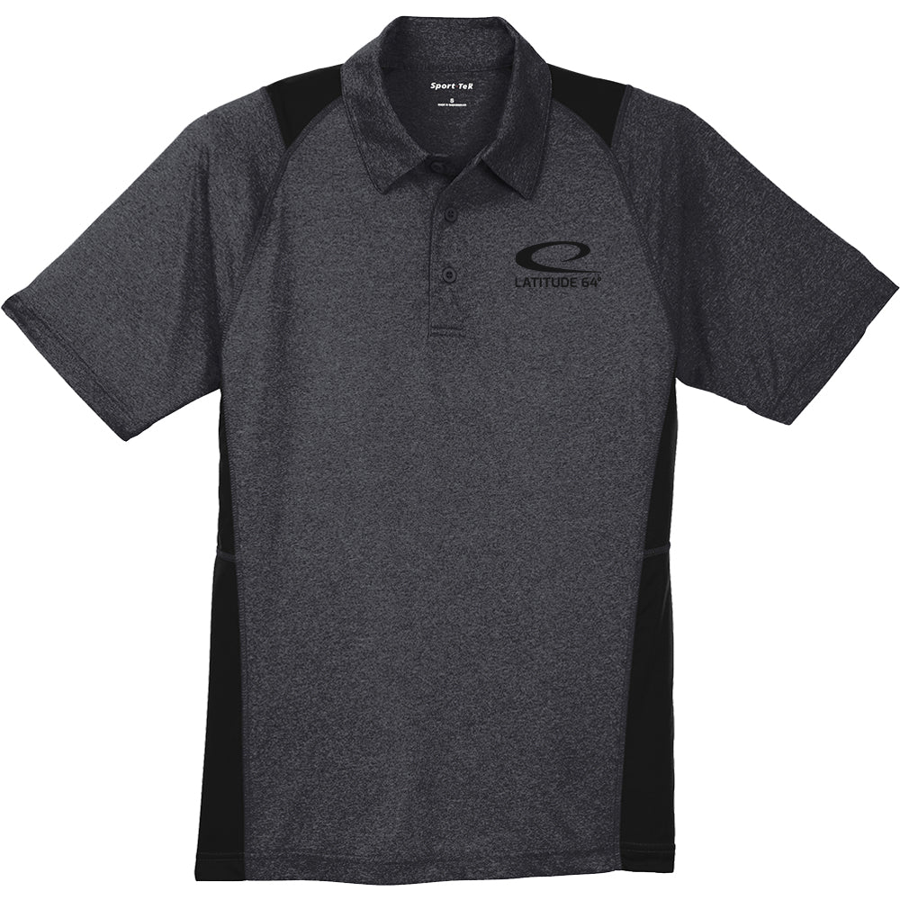 Latitude 64 Contender Swoosh Short Sleeve Performance Disc Golf Polo Shirt