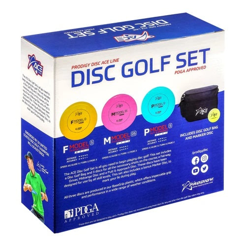 Prodigy Ace Line 3-Disc w/ Bag Beginner Disc Golf Set