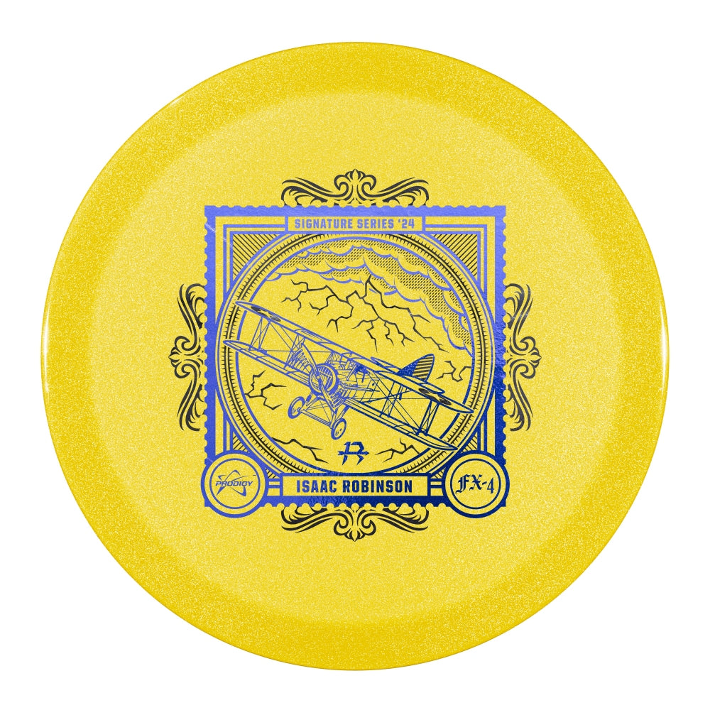 Prodigy Limited Edition 2024 Signature Series Isaac Robinson Glimmer 400 Series FX4 Fairway Driver Golf Disc