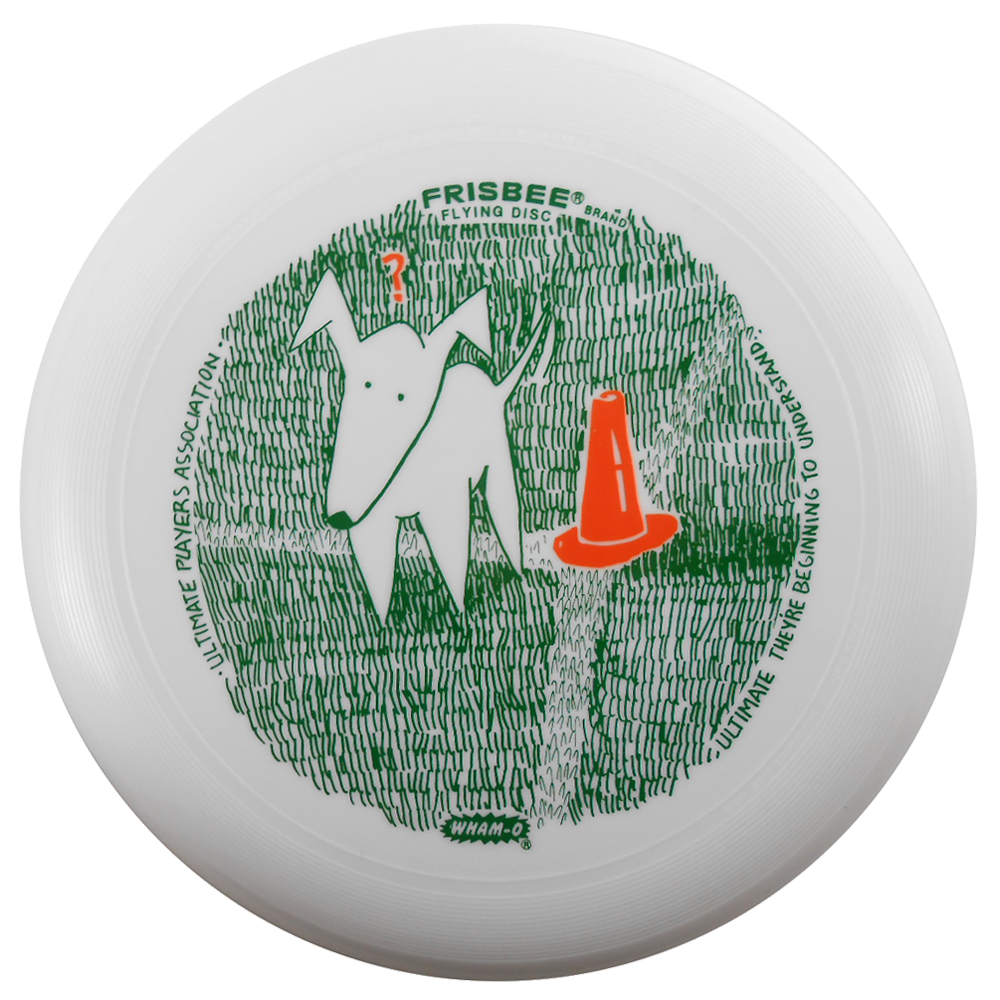 Wham-O UMAX 175g Ultimate Frisbee Disc - Dog with Cone